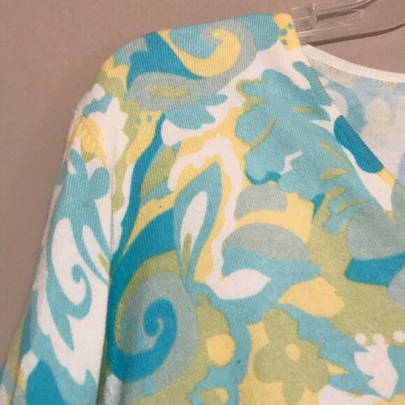 Talbots Petite V-Neck Knit Sweater - Size L - Picture 6 of 10